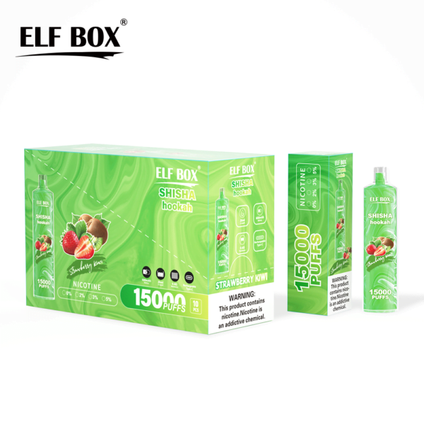 ELF BOX LS15000 Puff Shisha Hookah 0% 2% 5% Nicotine Oplaadbare Wegwerp Vape Groothandel - ESCOVAPE - 7