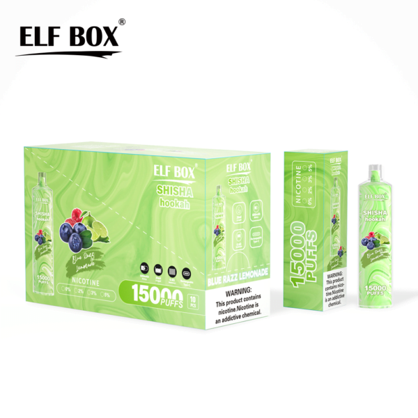 ELF BOX LS15000 Puff Shisha Hookah 0% 2% 5% Nicotine Oplaadbare Wegwerp Vape Groothandel - ESCOVAPE - 11