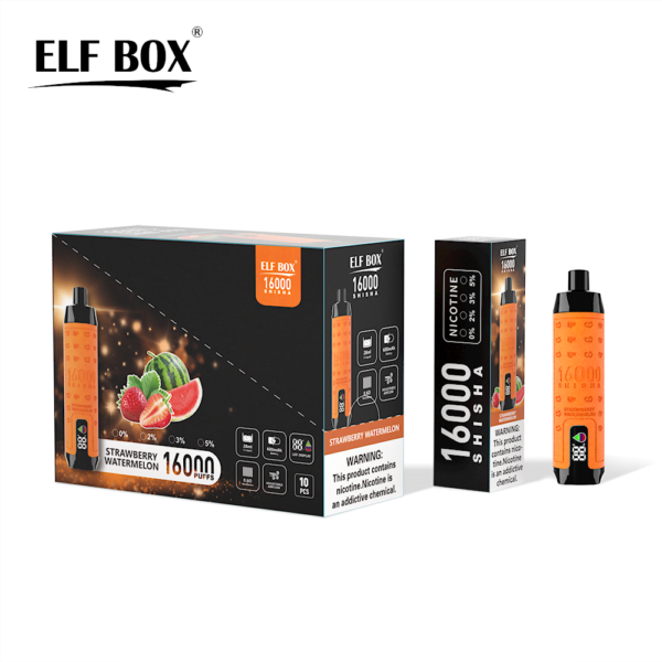 ELF BOX SHISHA 16000 Puffs 0%/2%/3%/5% Nicotine Oplaadbare Wegwerp Vape Groothandel - ESCOVAPE - 5