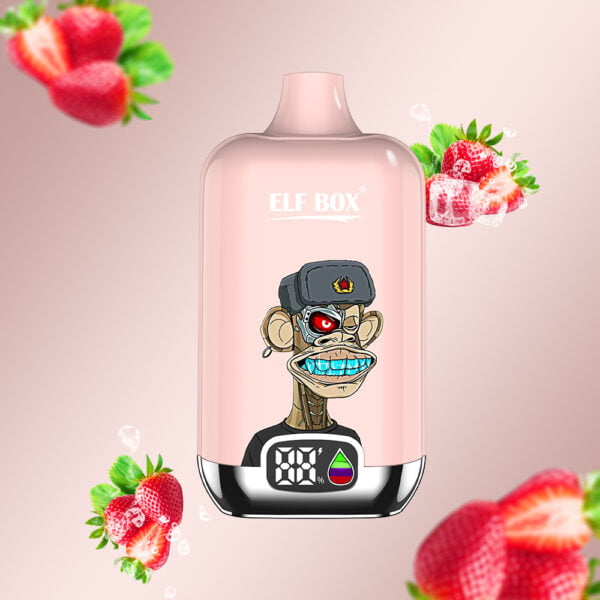 ELF box digitaal 12000 trek 0% 2% 3% 5% Nicotine LED-display Wegwerp Vape Groothandel - ESCOVAPE - 5