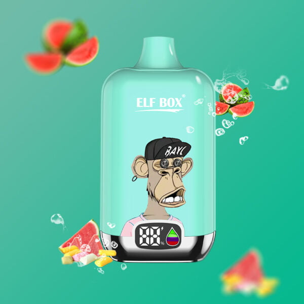 ELF box digitaal 12000 trek 0% 2% 3% 5% Nicotine LED-display Wegwerp Vape Groothandel - ESCOVAPE - 3
