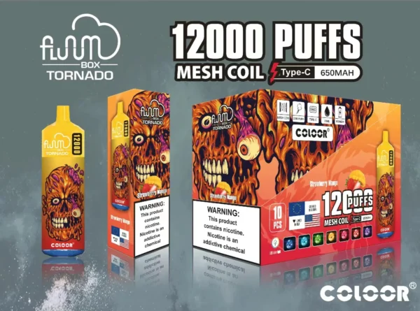 FLUUM BOX 12000 Puffs 0% 2% 3% 5% Nicotine Oplaadbare Wegwerp Vape Pen Pods E-Sigaret Groothandel - ESCOVAPE - 8