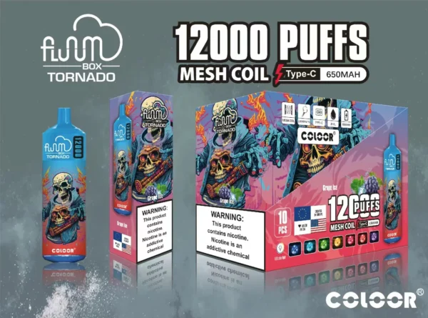 FLUUM BOX 12000 Puffs 0% 2% 3% 5% Nicotine Oplaadbare Wegwerp Vape Pen Pods E-Sigaret Groothandel - ESCOVAPE - 5