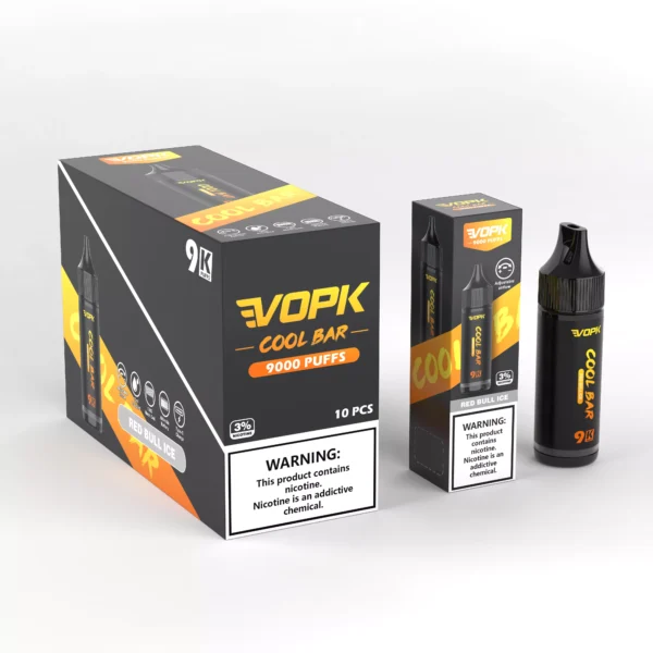 VOPK COOL BAR-9000 PUFFS 0% 2% 3% 5% Nicotine Disposable Vape Wholesale - ESCOVAPE - 8