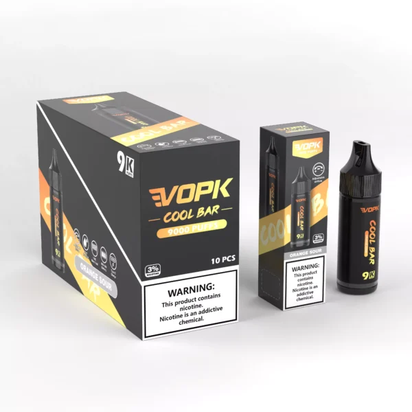 VOPK COOL BAR-9000 PUFFS 0% 2% 3% 5% Nicotine Disposable Vape Wholesale - ESCOVAPE - 6
