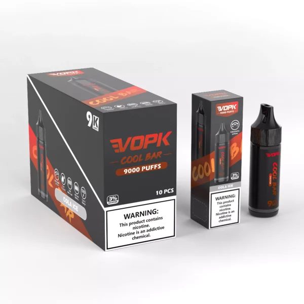 VOPK COOL BAR-9000 PUFFS 0% 2% 3% 5% Nicotine Disposable Vape Wholesale - ESCOVAPE - 5