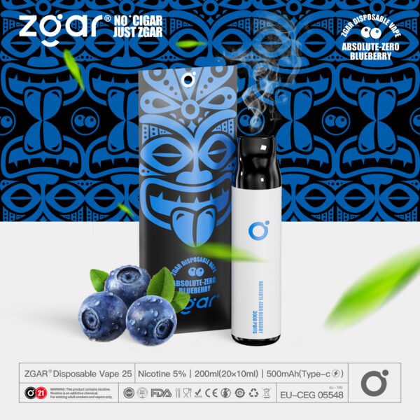ZGAR ZG25 3000 Puffs 5% Nicotine Oplaadbare Wegwerp Pod Groothandel - ESCOVAPE - 1