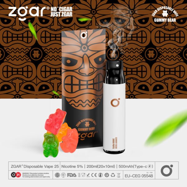 ZGAR ZG25 3000 Puffs 5% Nicotine Oplaadbare Wegwerp Pod Bulk - ESCOVAPE - 13