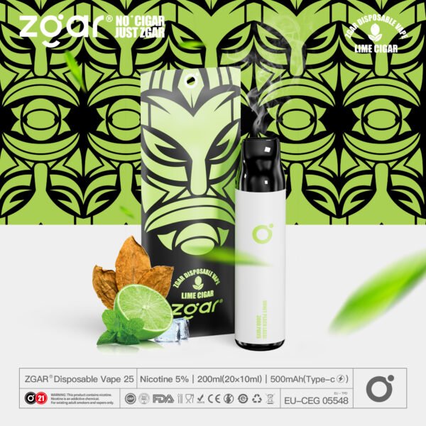 ZGAR ZG25 3000 Puffs 5% Nicotine Oplaadbare Wegwerp Pod Bulk - ESCOVAPE - 9