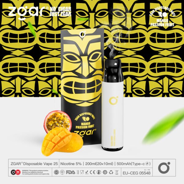 ZGAR ZG25 3000 Puffs 5% Nicotine Oplaadbare Wegwerp Pod Bulk - ESCOVAPE - 8