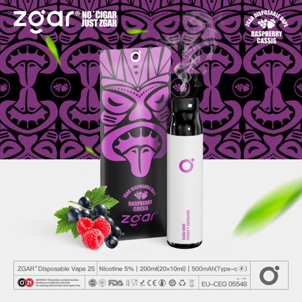 ZGAR ZG25 3000 Puffs 5% Nicotine Oplaadbare Wegwerp Pod Groothandel - ESCOVAPE - 4