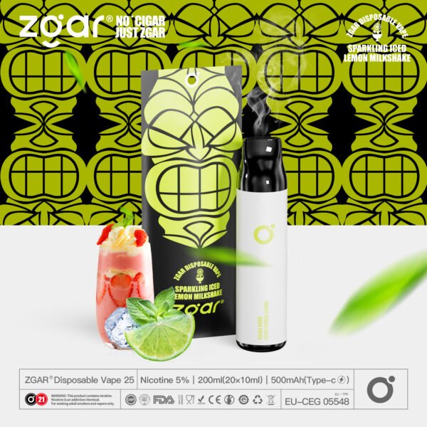 ZGAR ZG25 3000 Puffs 5% Nicotine Oplaadbare Wegwerp Pod Groothandel - ESCOVAPE - 3