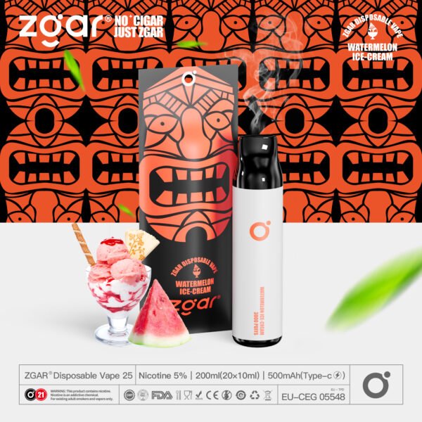 ZGAR ZG25 3000 Puffs 5% Nicotine Oplaadbare Wegwerp Pod Bulk - ESCOVAPE - 2