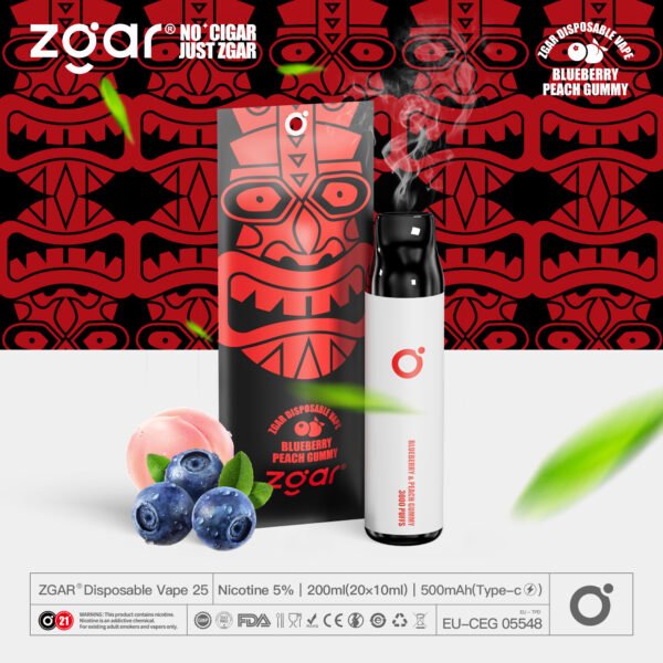 ZGAR ZG25 3000 Puffs 5% Nicotine Oplaadbare Wegwerp Pod Bulk - ESCOVAPE - 16