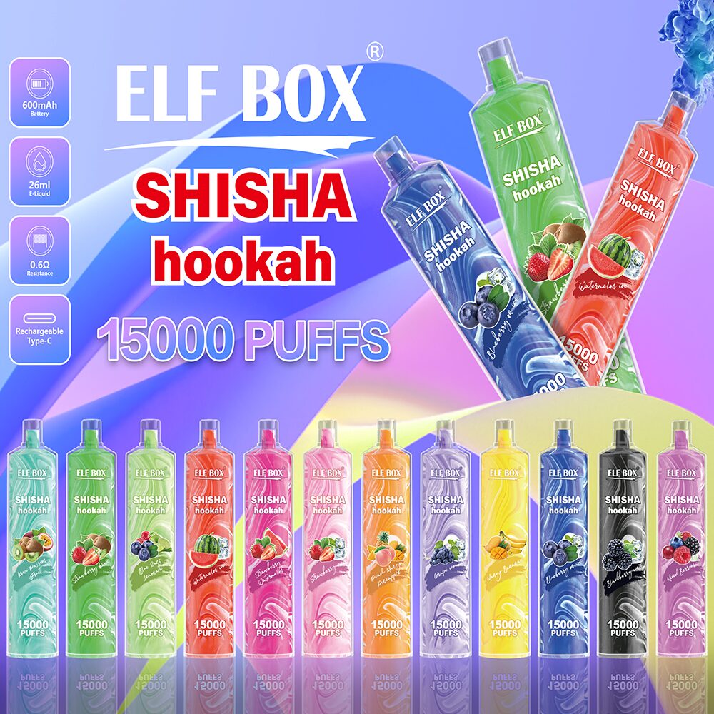 Elf Box Shisha Hookah 15000 Puffs Por qué es tendencia en el mercado