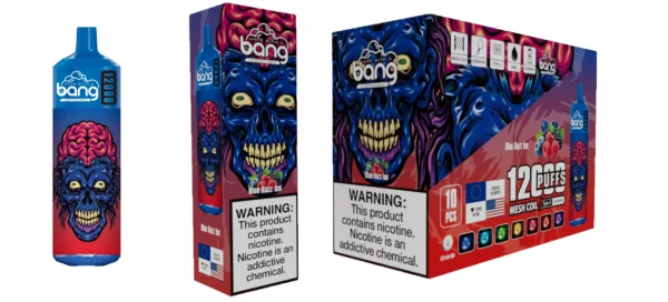 Bang 12000 Puffs 0% 2% 3% 5% Baixo Nicotina Recarregável Vapes Descartáveis Caneta a Granel Compra Atacado - ESCOVAPE - 12