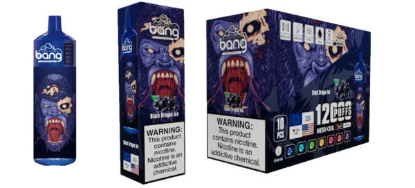 Bang 12000 Puffs 0% 2% 3% 5% Baixo Nicotina Recarregável Vapes Descartáveis Caneta Compra em Massa Atacado - ESCOVAPE - 14