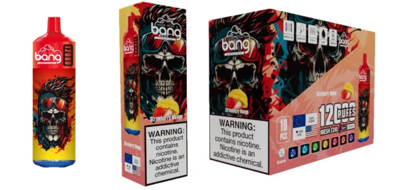 Bang 12000 Puffs 0% 2% 3% 5% Baixo Nicotina Recarregável Vapes Descartáveis Caneta Compra em Massa Atacado - ESCOVAPE - 17