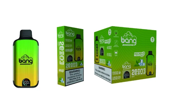 Bang Vape 20000 Puffs Dual Mesh 0% 2% 3% 5% Lage Nicotine LED-display Oplaadbare Bulk Aankoop Wegwerp Vape Pen Groothandel - ESCOVAPE - 9