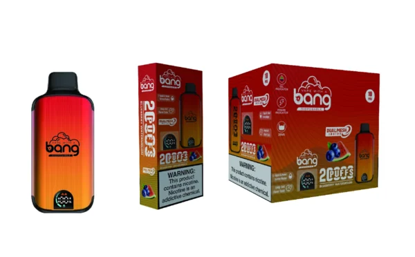Bang Vape 20000 Puffs Dual Mesh 0% 2% 3% 5% Lage Nicotine LED-display Oplaadbare Bulk Aankoop Wegwerp Vape Pen Groothandel - ESCOVAPE - 14