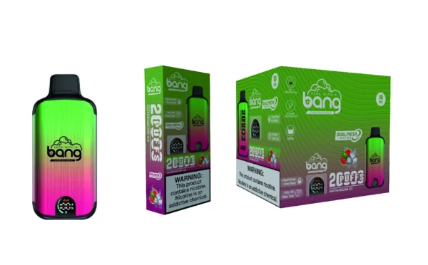 Bang Vape 20000 Puffs Dual Mesh 0% 2% 3% 5% Lage Nicotine LED-display Oplaadbare Bulk Aankoop Wegwerp Vape Pen Groothandel - ESCOVAPE - 3