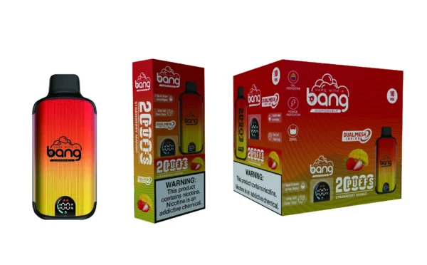 Bang Vape 20000 Puffs Dual Mesh 0% 2% 3% 5% Lage Nicotine LED-display Oplaadbare Bulk Aankoop Wegwerp Vape Pen Groothandel - ESCOVAPE - 6