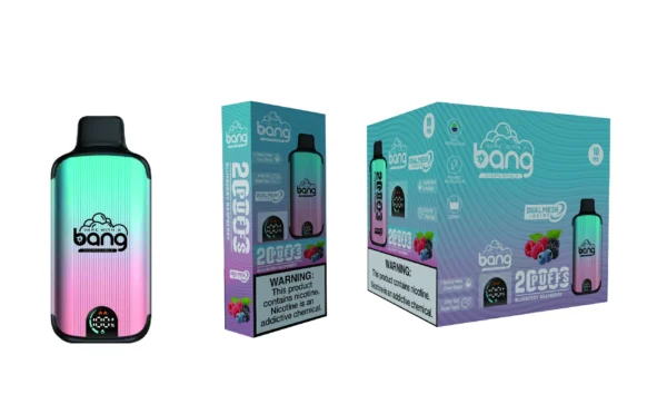 Bang Vape 20000 Puffs Dual Mesh 0% 2% 3% 5% Lage Nicotine LED-display Oplaadbare Bulk Aankoop Wegwerp Vape Pen Groothandel - ESCOVAPE - 7