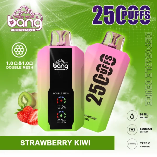 Bang 25000 Puffs 0% 2% 3% 5% Lage Nicotine Oplaadbare Wegwerp Vapes Pen Bulk Aankoop Groothandel - ESCOVAPE - 8