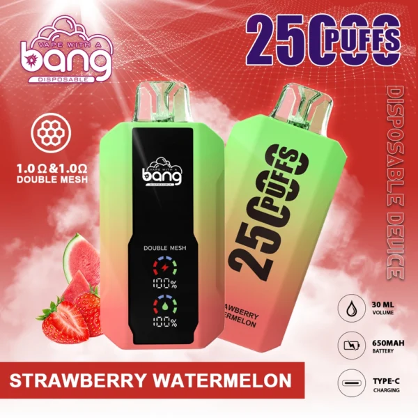 Bang 25000 Puffs 0% 2% 3% 5% Lage Nicotine Oplaadbare Wegwerp Vapes Pen Bulk Aankoop Groothandel - ESCOVAPE - 9