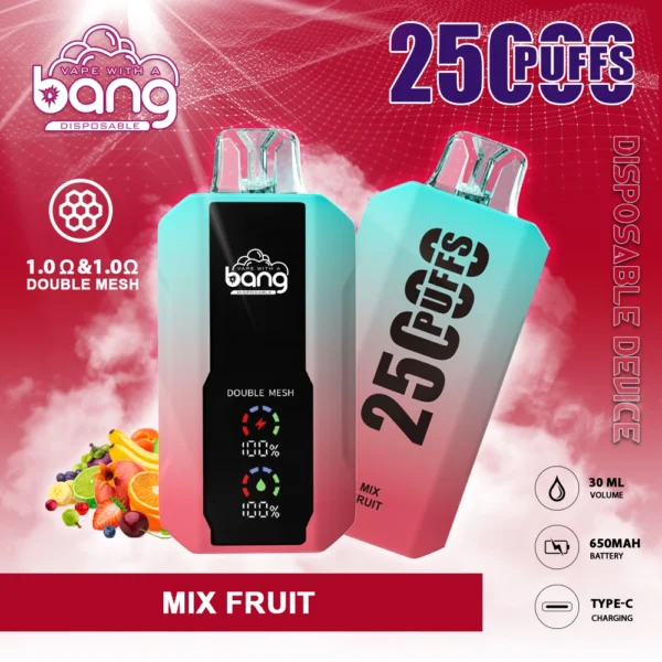 Bang 25000 Puffs 0% 2% 3% 5% Lage Nicotine Oplaadbare Wegwerp Vapes Pen Bulk Aankoop Groothandel - ESCOVAPE - 10