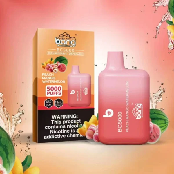 Bang BC 5000 Puffs 0% 2% 3% 5% Baixo Nicotina Recarregável Vapes Descartáveis Caneta Compra em Massa Atacado - ESCOVAPE - 13