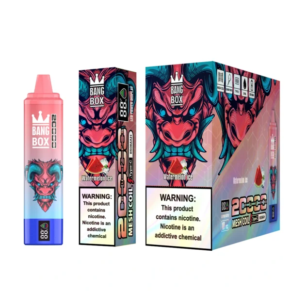 Bang Box 20000 Puffs 0% 2% 3% 5% Lage Nicotine Oplaadbare Bulk Aankoop Wegwerp Vape Pen Groothandel - ESCOVAPE - 3