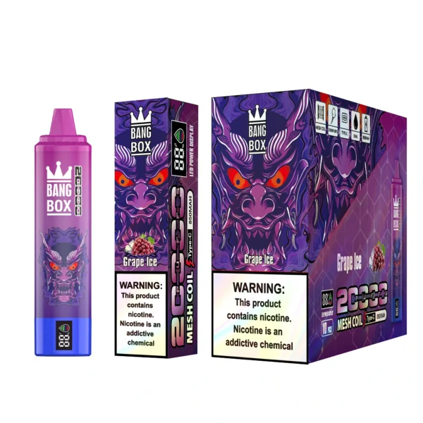 Bang Box 20000 Puffs 0% 2% 3% 5% Lage Nicotine Oplaadbare Bulk Aankoop Wegwerp Vape Pen Groothandel - ESCOVAPE - 12