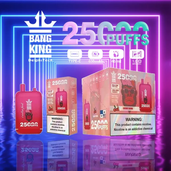 Bang King 25000 Puffs Dual Pods 0% 2% 3% 5% Lage Nicotine Oplaadbare Wegwerp Vapes Pen Bulk Aankoop Groothandel - ESCOVAPE - 2