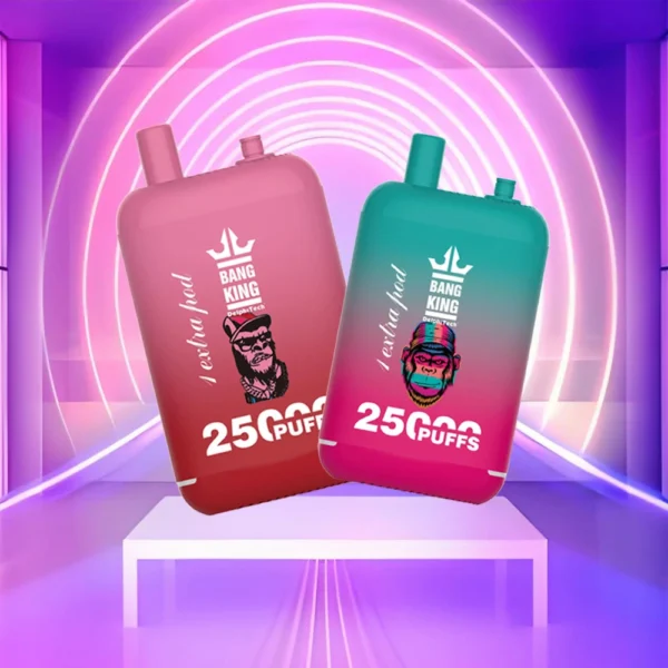 Bang King 25000 Puffs Dual Pods 0% 2% 3% 5% Lage Nicotine Oplaadbare Wegwerp Vapes Pen Bulk Aankoop Groothandel - ESCOVAPE - 1
