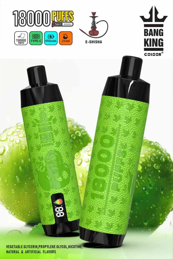 Bang King Crown Bar 18000 Puffs 0% 2% 3% 5% Lage Nicotine Oplaadbare Wegwerp Vapes Pen Bulk Aankoop Groothandel - ESCOVAPE - 3