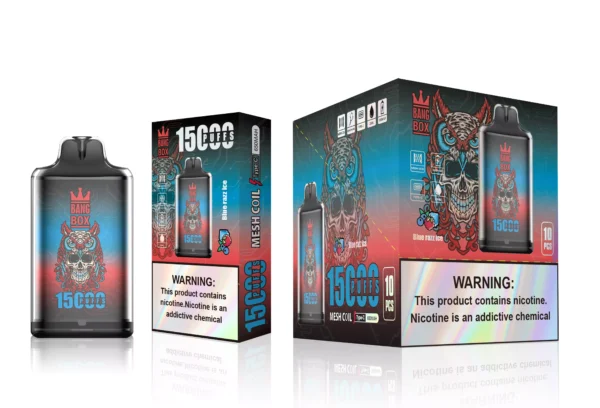Bang Box S1 15000 nádechů 0% 2% 3% 5% Nízkonikotinové dobíjecí jednorázové vape pero ve velkém nákupu - ESCOVAPE - 5