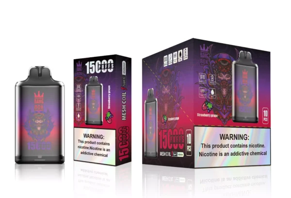 Bang Box S1 15000 nádechů 0% 2% 3% 5% Nízký nikotin Dobíjecí Jednorázové Vapes Pero Hromadný nákup Velkoobchod - ESCOVAPE - 2