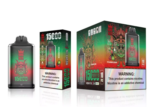 Bang Box S1 15000 nádechů 0% 2% 3% 5% Nízký nikotin Dobíjecí Jednorázové Vapes Pero Hromadný nákup Velkoobchod - ESCOVAPE - 13