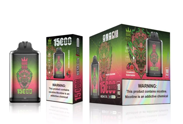 Bang Box S1 15000 nárazů 0% 2% 3% 5% Nízkonikotinové dobíjecí jednorázové vape pero ve velkém nákupu - ESCOVAPE - 10