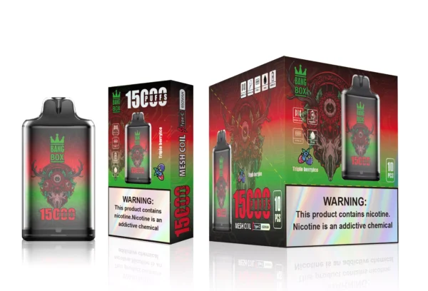 Bang Box S1 15000 nádechu 0% 2% 3% 5% Nízkonikotinové dobíjecí jednorázové vape pero hromadný nákup velkoobchod - ESCOVAPE - 9