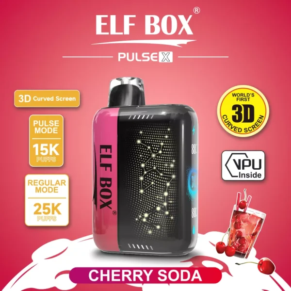 Elf Box Pulse X 25000 Puffs Dual Mesh 0% 2% 3% 5% Lage Nicotine 3D Gebogen LED Scherm Oplaadbare Wegwerp Vapes Pen Bulk Aankoop Groothandel - ESCOVAPE - 4