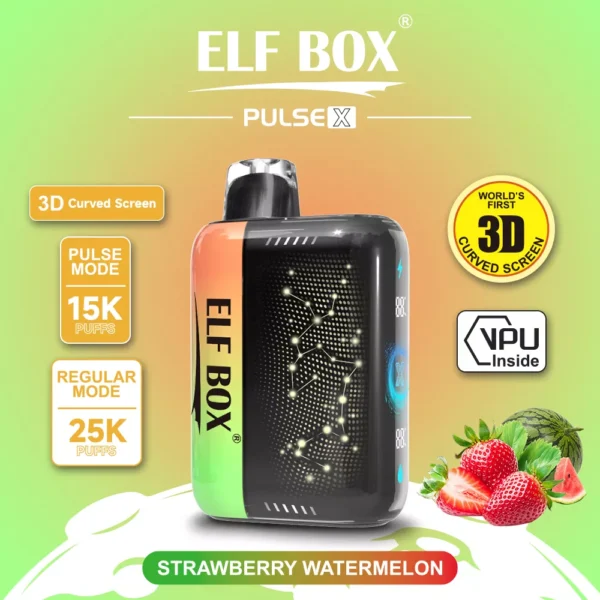 Elf Box Pulse X 25000 Puffs Dual Mesh 0% 2% 3% 5% Lage Nicotine 3D Gebogen LED Scherm Oplaadbare Wegwerp Vapes Pen Bulk Aankoop Groothandel - ESCOVAPE - 5