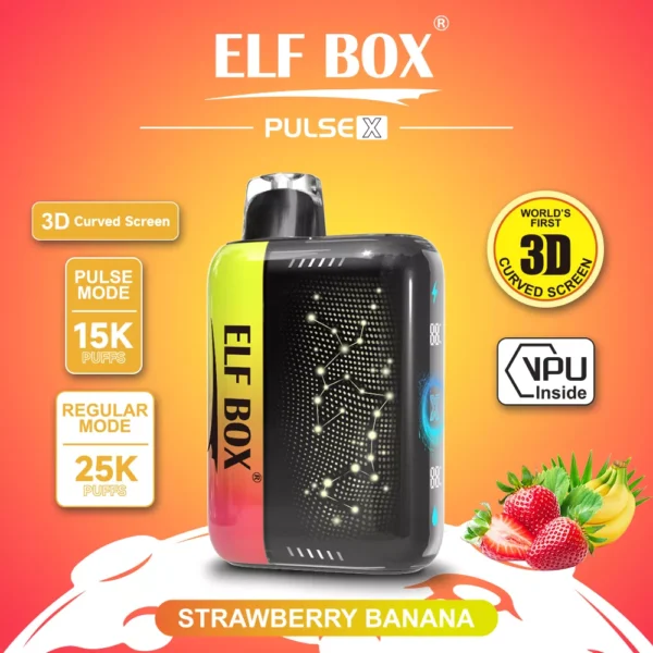 Elf Box Pulse X 25000 Puffs Dual Mesh 0% 2% 3% 5% Lage Nicotine 3D Gebogen LED Scherm Oplaadbare Wegwerp Vapes Pen Bulk Aankoop Groothandel - ESCOVAPE - 6