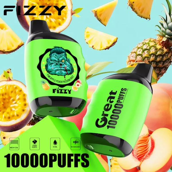 Fizzy Great 10000 Puffs 2% 5% Lage Nicotine Oplaadbare Wegwerp Vapes Pen Bulk Aankoop Groothandel - ESCOVAPE - 4