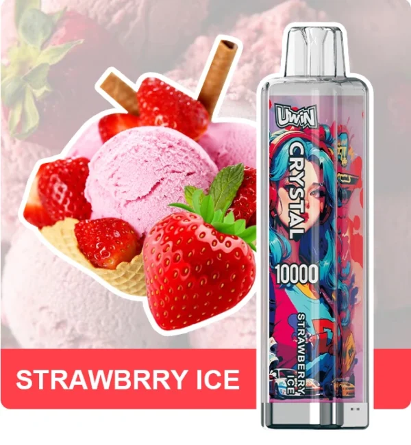 Uwin Crystal 10000 Puffs 0% 2% 3% 5% Lage Nicotine Oplaadbare Wegwerp Vapes Pen Bulk Aankoop Groothandel - ESCOVAPE - 13