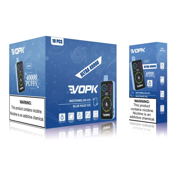 VOPK ULTRA 40000 Puffs Dubbele Smaak Digitale Scherm 2% Lage Nicotine Oplaadbare Wegwerp Vapes Pen Bulk Aankoop Groothandel - ESCOVAPE - 11