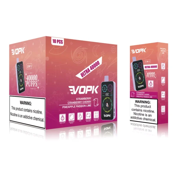 VOPK ULTRA 40000 Puffs Dubbele Smaak Digitale Scherm 2% Lage Nicotine Oplaadbare Wegwerp Vapes Pen Bulk Aankoop Groothandel - ESCOVAPE - 10