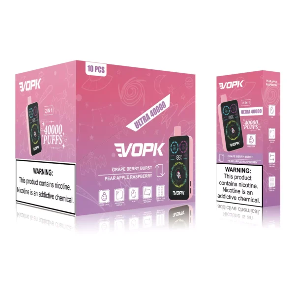 VOPK ULTRA 40000 Puffs Dubbele Smaak Digitale Scherm 2% Lage Nicotine Oplaadbare Wegwerp Vapes Pen Bulk Aankoop Groothandel - ESCOVAPE - 9