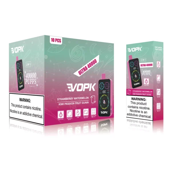 VOPK ULTRA 40000 Puffs Dubbele Smaak Digitale Scherm 2% Lage Nicotine Oplaadbare Wegwerp Vapes Pen Bulk Aankoop Groothandel - ESCOVAPE - 8